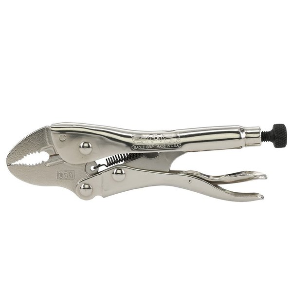 Eagle Grip By Malco 7 Curved Slim Jaw Locking Pliers W Wire Cutter LP7WS